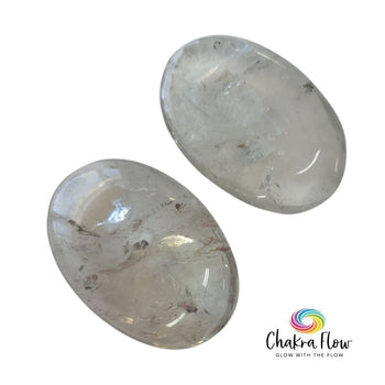 Prasiolite Palm Stone