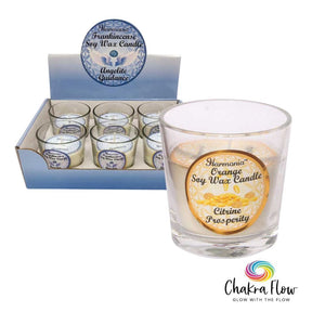 Prosperity Soy Candle Orange & Citrine