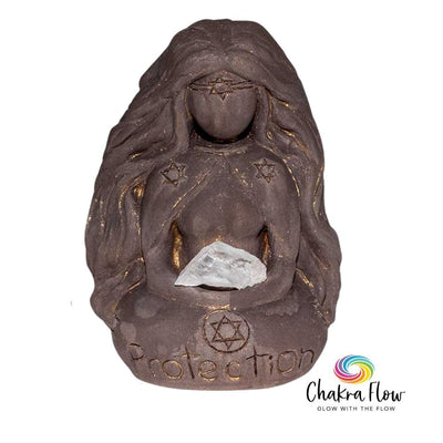 Protection Goddess Gypsum Figurine