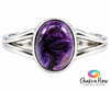 Charoite Sterling Silver Ring