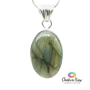 Purple Labradorite Sterling Silver Pendant