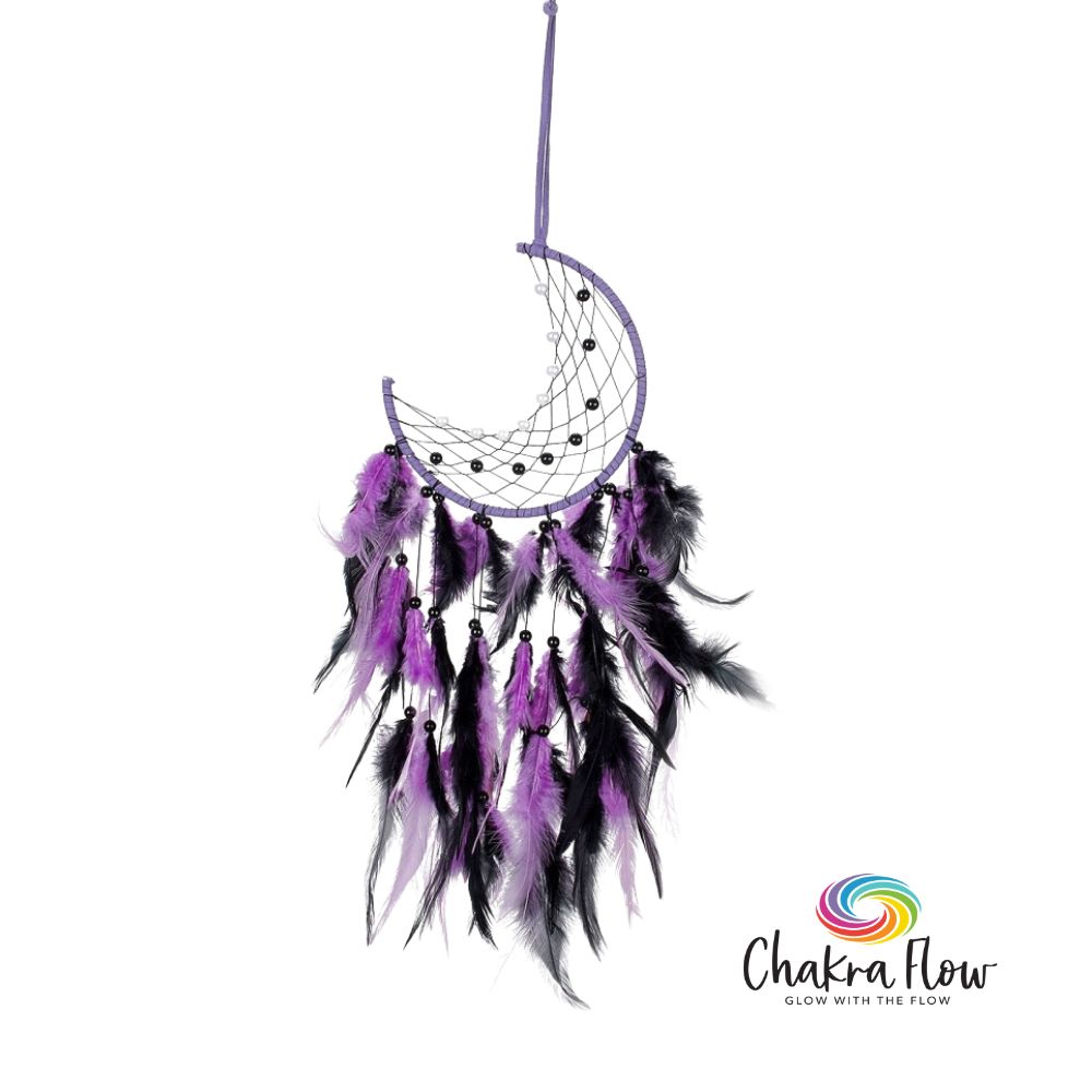 Purple Moon & Lights Dreamcatcher