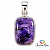 Charoite Sterling Silver Pendant