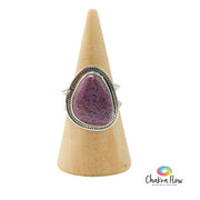 Purpurite Sterling Silver Ring Size 6