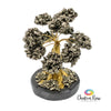 Pyrite Gem Tree on Black Onyx Base