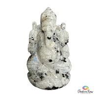 Rainbow Moonstone Ganesh