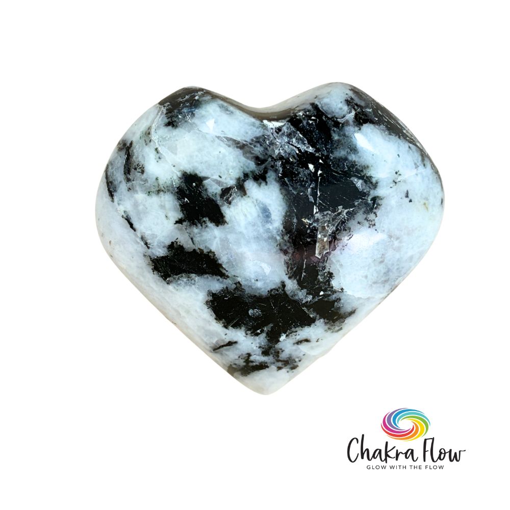 Rainbow Moonstone Heart