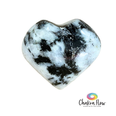 Rainbow Moonstone Heart