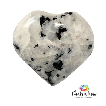 Rainbow Moonstone Heart
