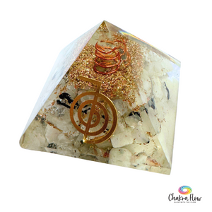 Rainbow Moonstone Orgone Pyramid