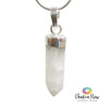Rainbow Moonstone Pencil Sterling Silver Pendant