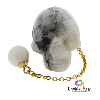 Moonstone Skull Pendulum