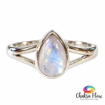 Rainbow Moonstone Ring