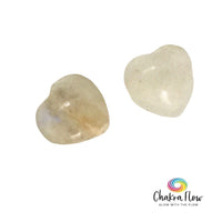 Rainbow Moonstone Heart