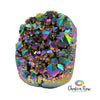 Rainbow Titanium Amethyst Cut Base