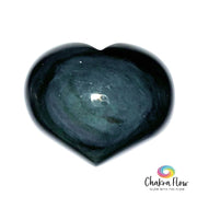 Rainbow Obsidian Heart