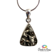 Raw Pyrite Sterling Silver Pendant