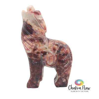 Red Calcite Wolf 3