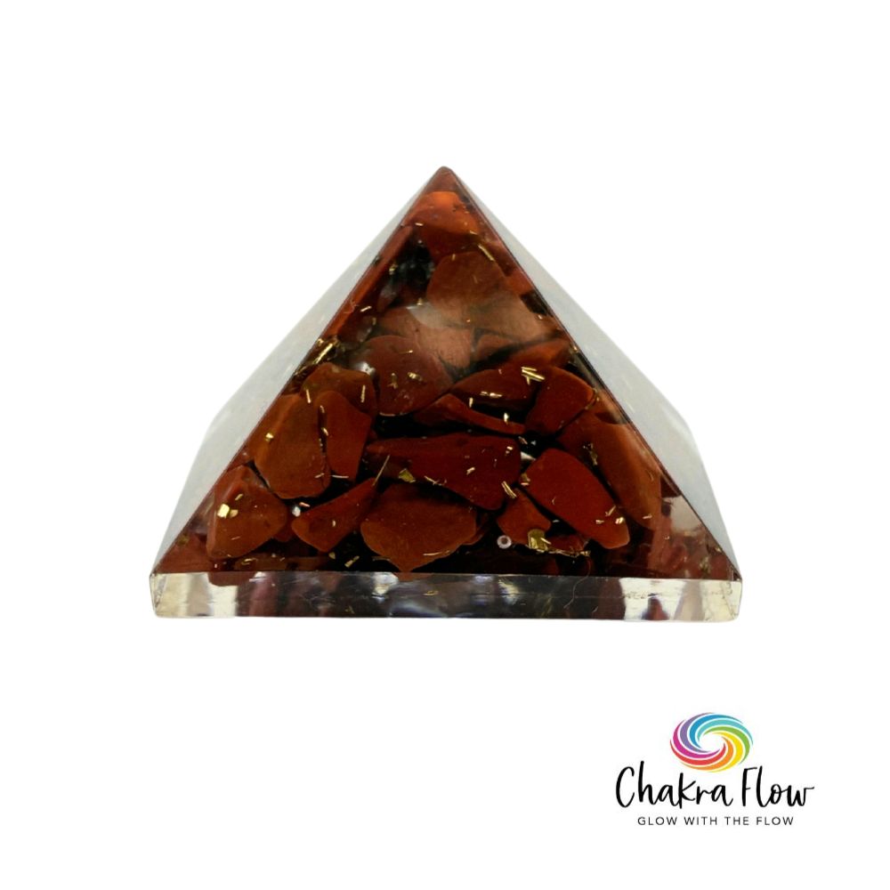 Red Jasper Mini Orgone Pyramid