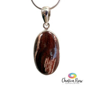 Red Jasper Sterling Silver Pendant