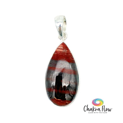 Red Jasper Sterling Silver Pendant