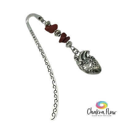 Red Jasper & Human Heart Bookmark