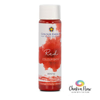 Red Colour Bath