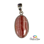 Rhodochrosite Sterling Silver Pendant