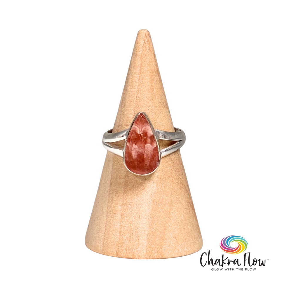 Rhodochrosite Sterling Silver Ring