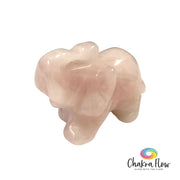 Rose Quartz Elephant
