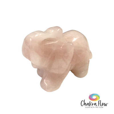 Rose Quartz Elephant