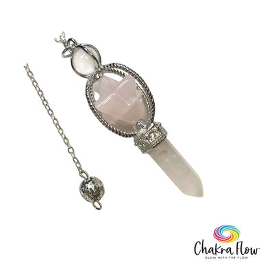 Rose Quartz Merkaba Pendulum