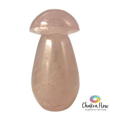 Rose Quartz Mushroom Massaging Tool