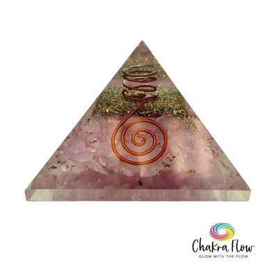 Rose Quartz Orgone Pyramid