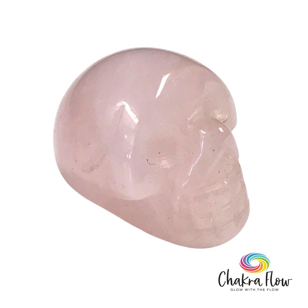 Rose Quartz Skull