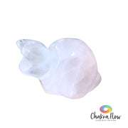 Rose Quartz Snail Figurine