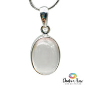 Rose Quartz Sterling Silver Pendant