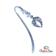 Rose Quartz & Wings Bookmark