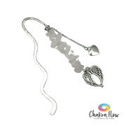 Rose Quartz & Wings Bookmark
