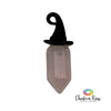Rose Quartz Witch Hat Pendant
