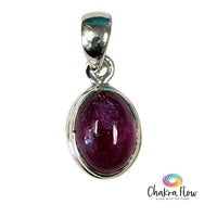 Ruby Sterling Silver Pendant