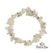 Rutilated Quartz Chip Bracelet