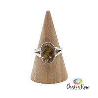 Rutilated Quartz Sterling Silver Ring