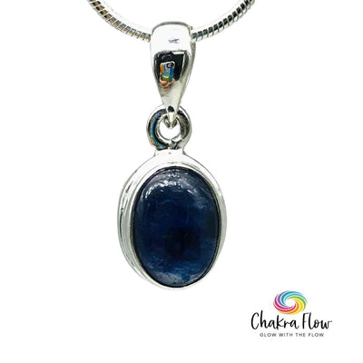 Sapphire Sterling Silver Pendant