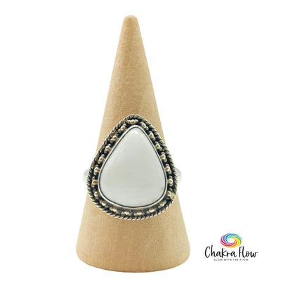 Scolecite Sterling Silver Ring Size 9