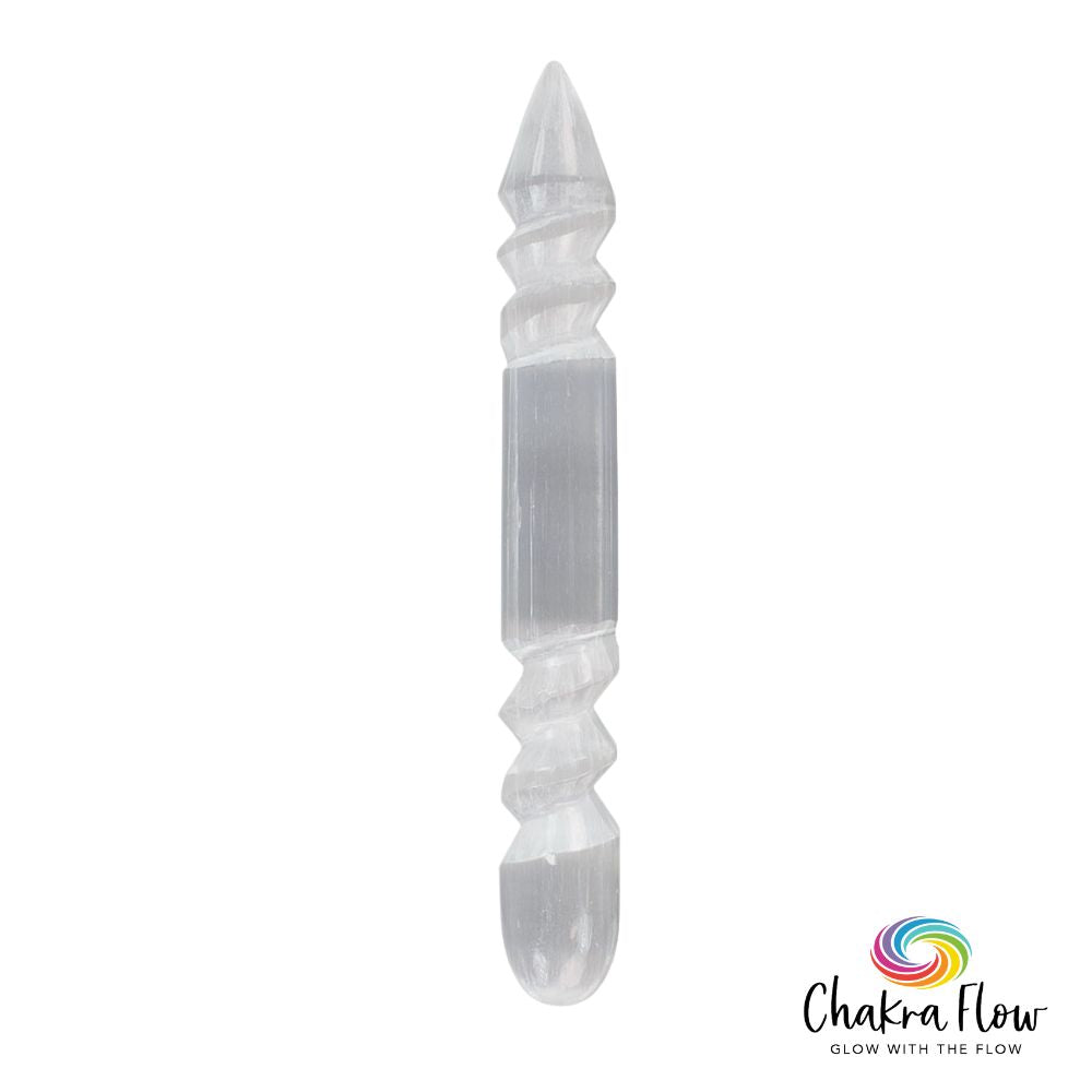 Selenite Athame Wand 