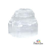 Selenite Iceberg Tea Light Holder 3"