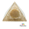 Selenite Orgone Pyramid