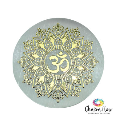 Selenite Round Charging Plate -OM