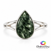 Seraphinite Sterling Silver Ring